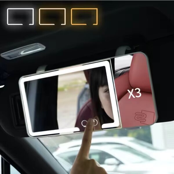 Miroir LED de Voiture Pliable