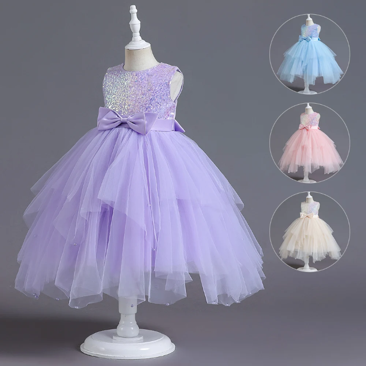 Robe de princesse lilas