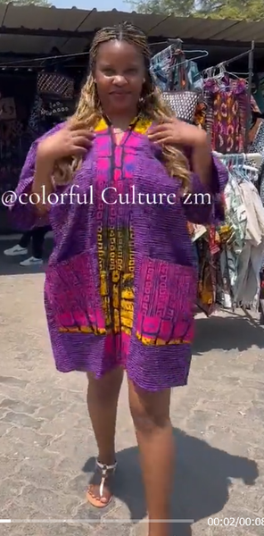 Women's  T-shirt dress with print