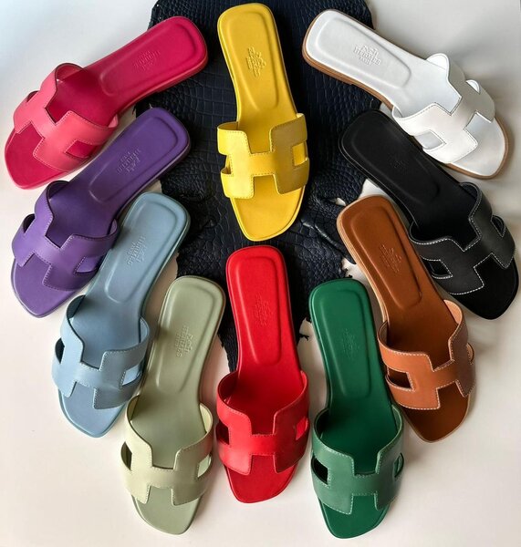 Sandales colorées femme été