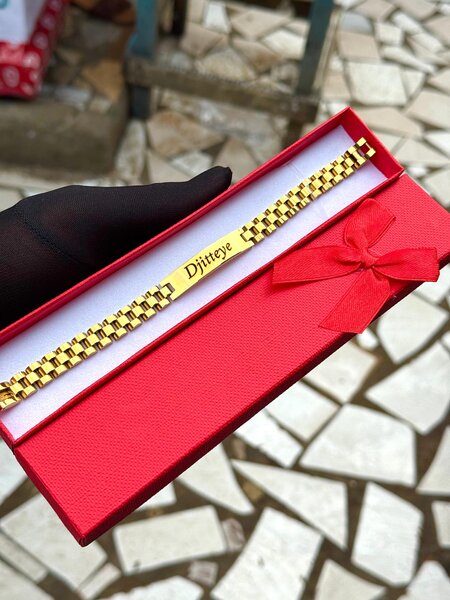 Bracelet personnalisé en acier inoxydable