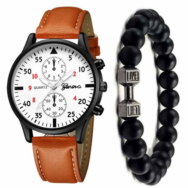 Montre Quartz Homme et Bracelet