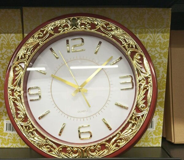 Horloge Murale Ornée Quartz