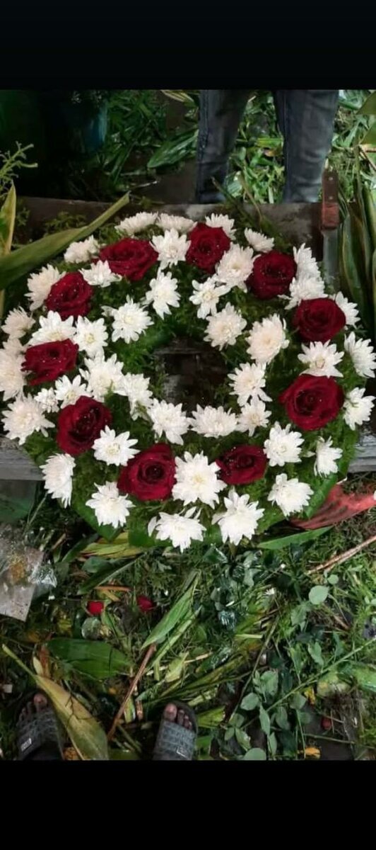 Couronne de fleurs  naturelle!