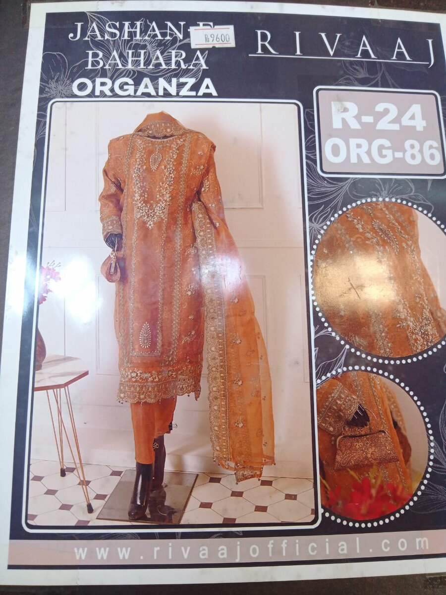 Rivaaj Organza Fabric