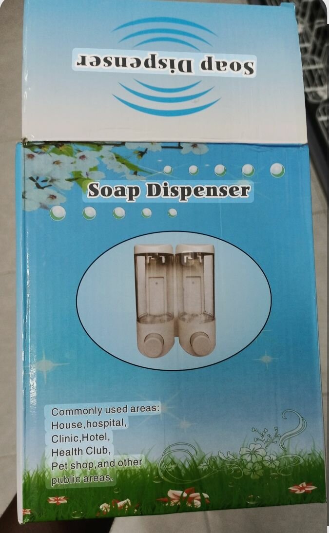 Distributeur de savon double