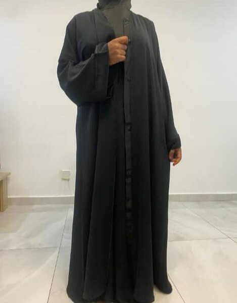 Abaya élégante noire femme