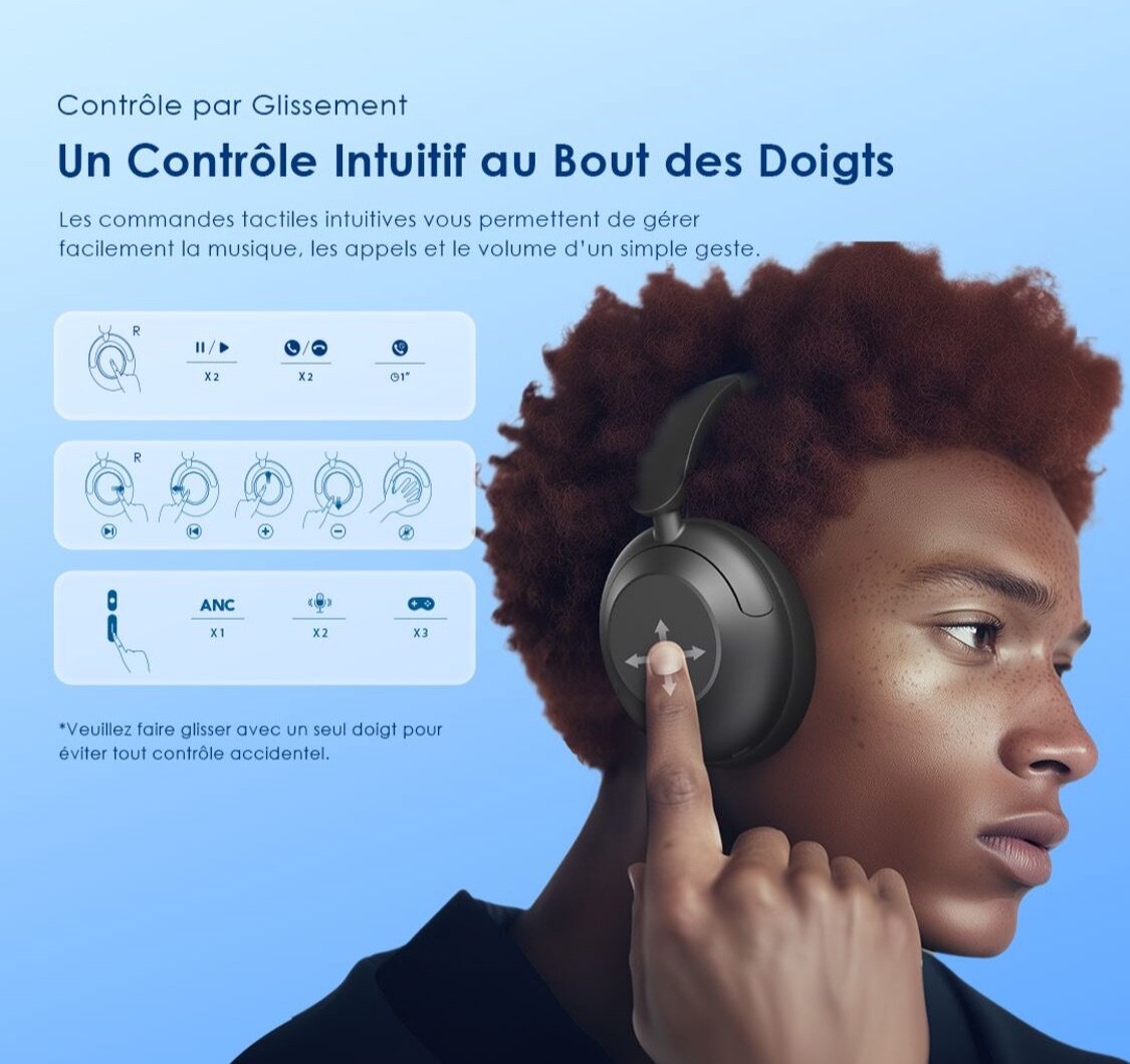 Casque Bluetooth ANC Oraimo