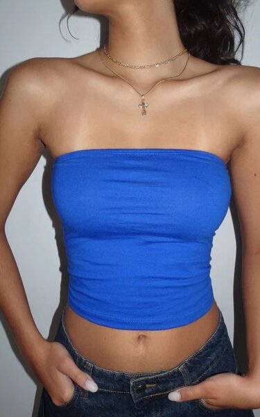 Top Bandeau Multicolore Femme