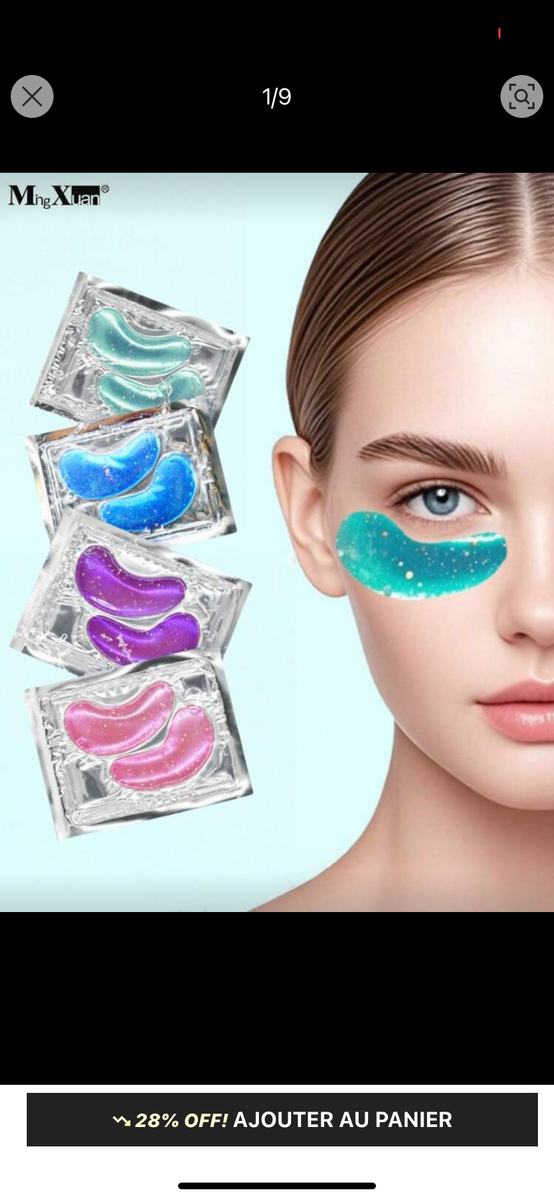 Patchs Yeux Hydratants Bioaqua