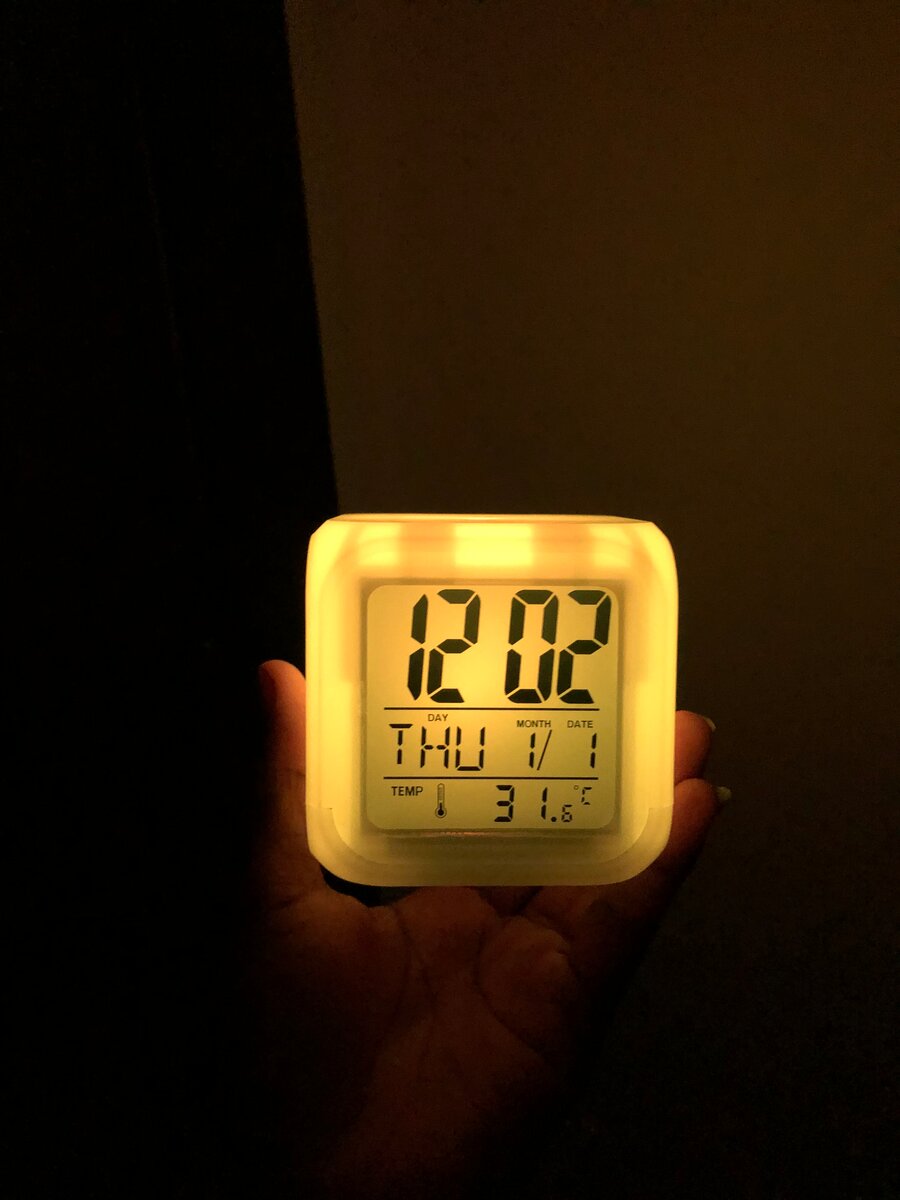 Réveil Numérique LED Multicolore