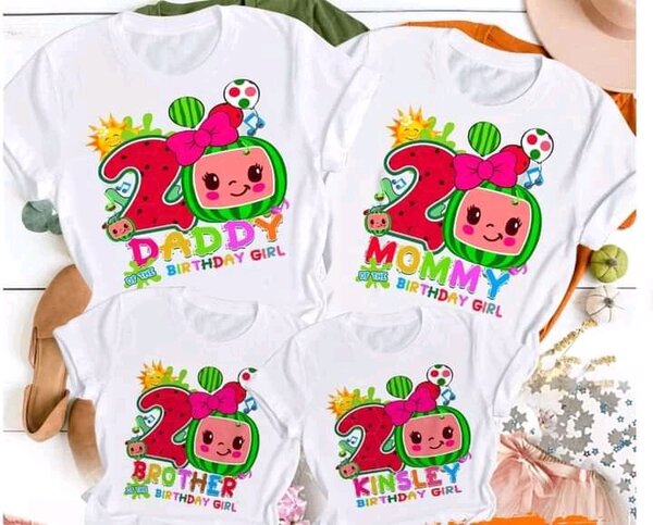 T-shirts d'anniversaire enfant
