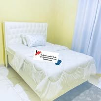 custom made bed with a high base