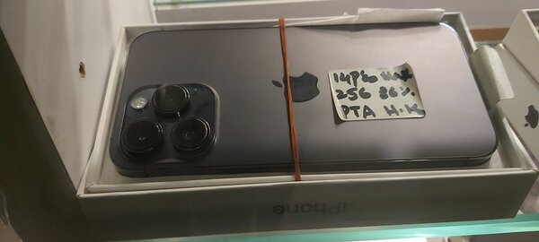 Apple I phone 14 pro max purple 256gb H.K model pta approved