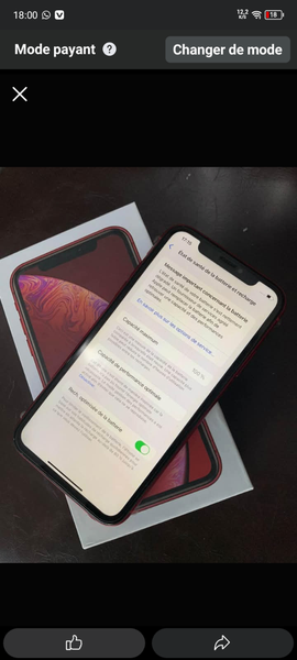 iPhone XR Rouge Neuf