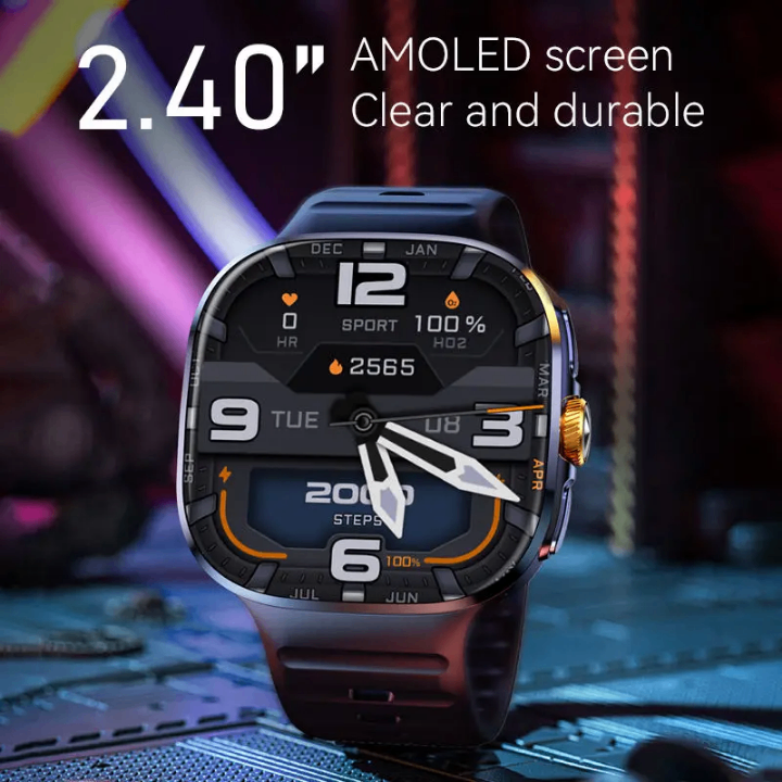 Montre connectée AMOLED 2.4"