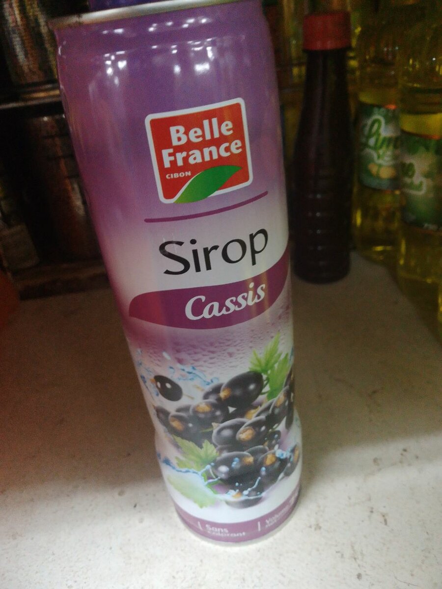Sirop cassis belle France 75cl