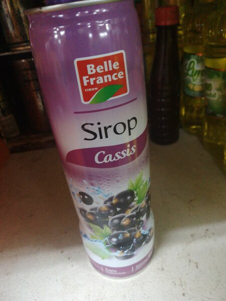 Sirop cassis belle France 75cl