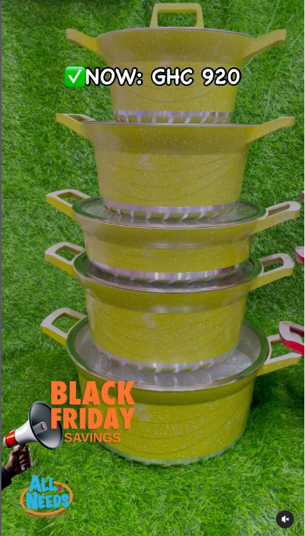 5pcs Diecast Cookware