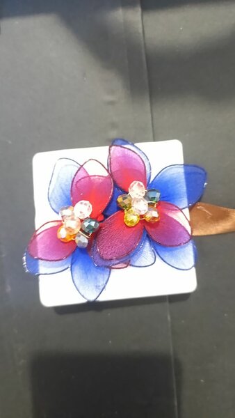 Boucles d'oreilles florales élégantes