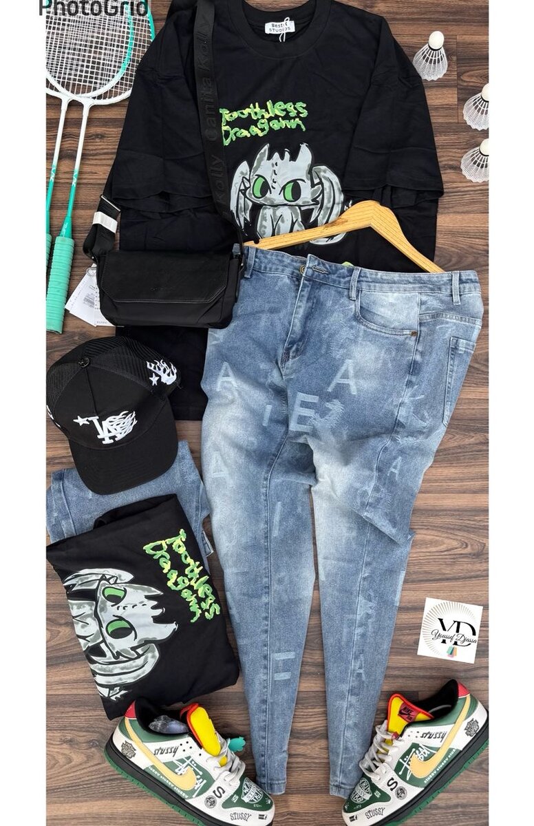 Ensemble streetwear tendance