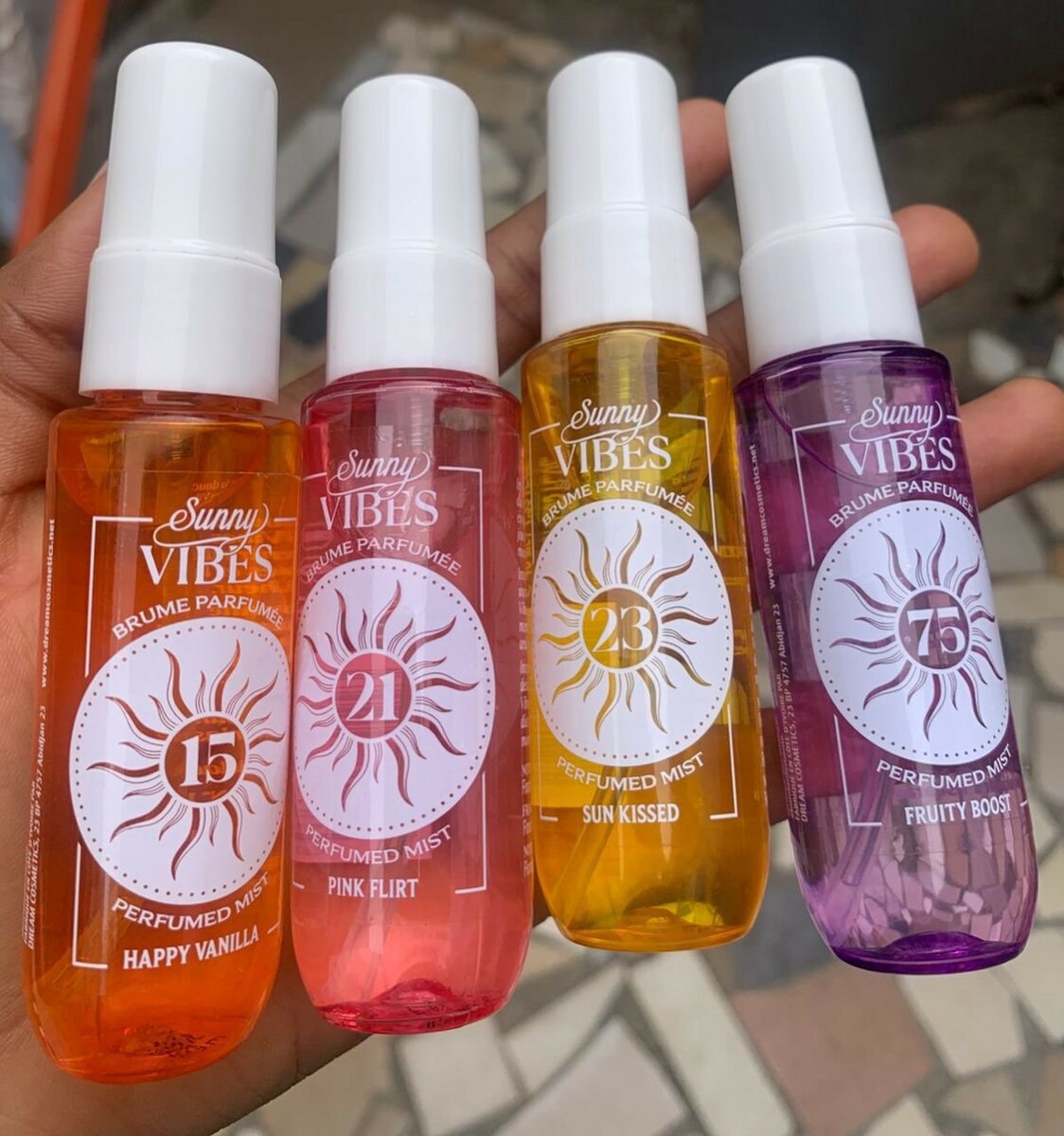 Collection Parfums Imperio et Sunny