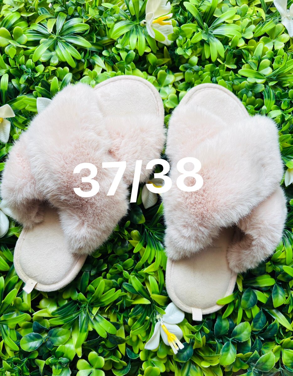 Chaussons en fourrure confort