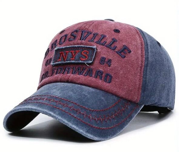 Casquette en denim vintage