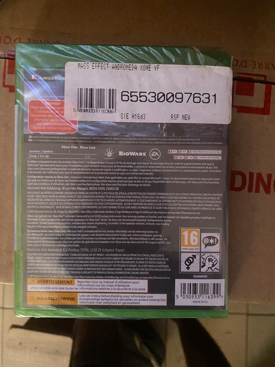 Mass Effect Andromeda Xbox One Neuf