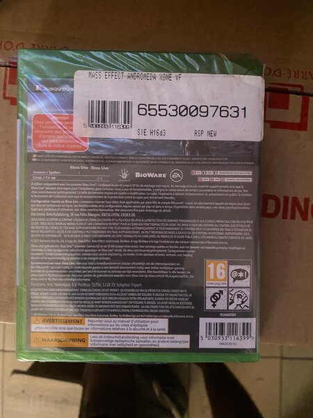 Mass Effect Andromeda Xbox One Neuf