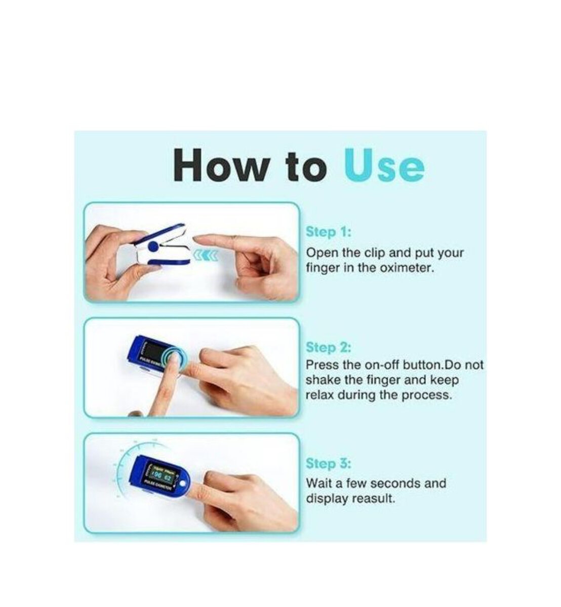 Oxymètre de Pouls Digital