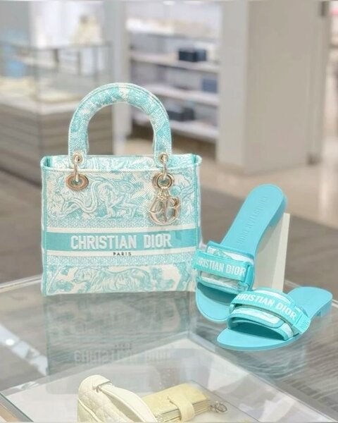 Sac et sandales Christian Dior