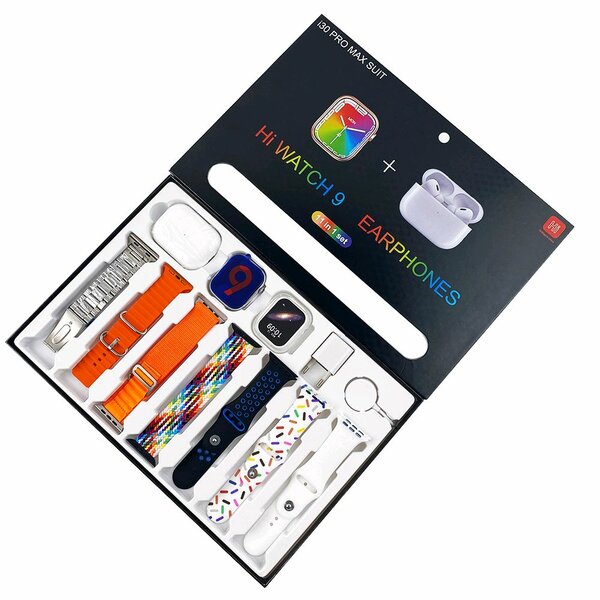 i30 Pro Max Suit with Smart Watches and Wireless Earphones