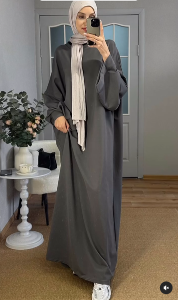 Шикарное футболочное платье *«Comfort»* макси длины 