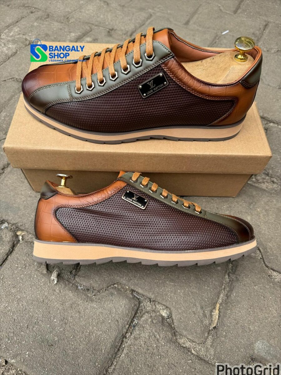 Sneakers LOUIS VIN TON en cuir