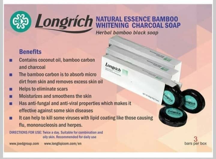 Bamboo Whitening Charcoal Soap