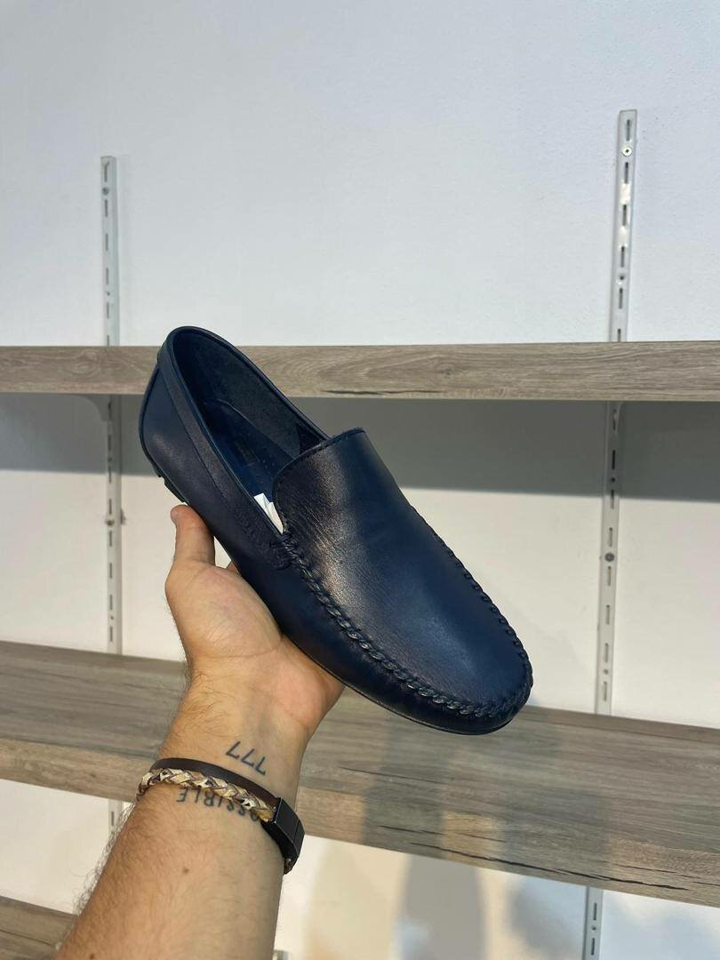 Mocassins en cuir pour hommes