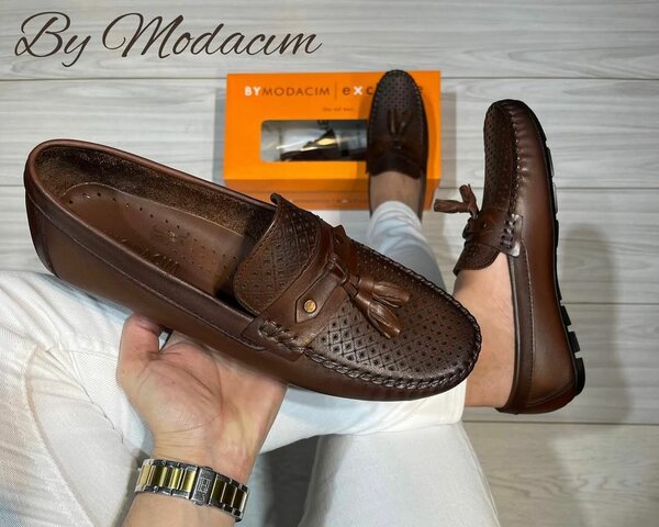 Mocassins en cuir élégants