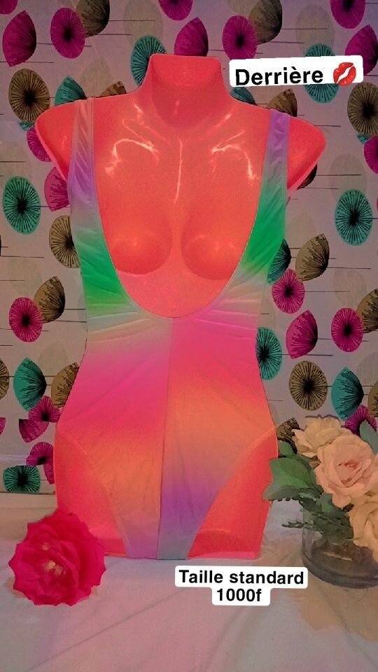 Maillot de bain coloré dégradé