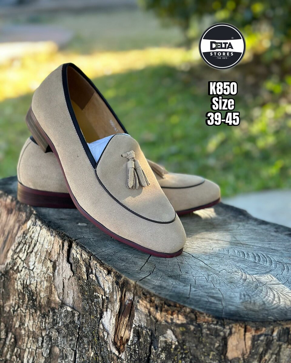 Stylish and comfortable men's suede moccasins