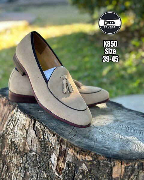 Stylish and comfortable men's suede moccasins