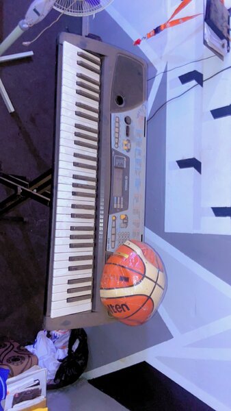 Piano + ballon de basket