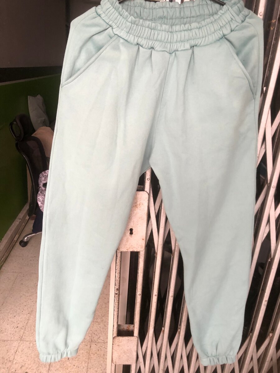 Pantalon Jogging Vert Pastel