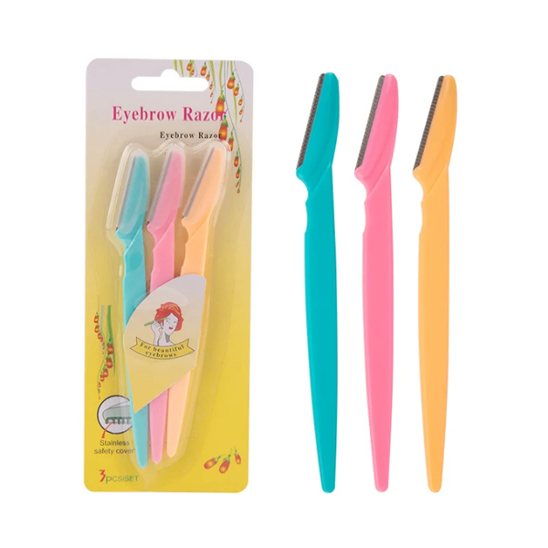 Rasoirs à sourcils colorés