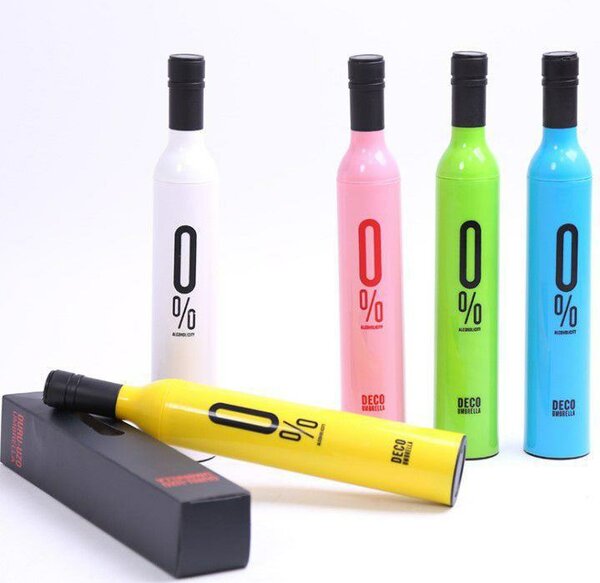 Parapluie bouteille pliable design