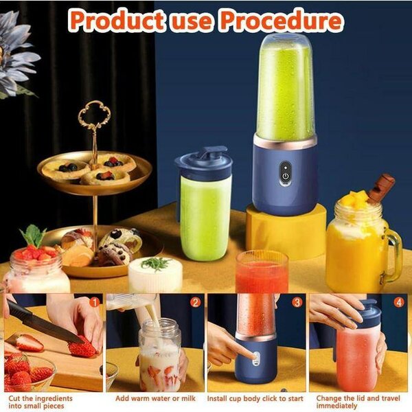 Mixeur portable- Presse-agrumes Portable - Rechargeable