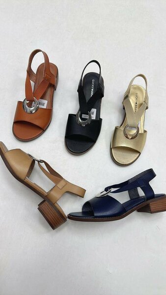 Sandales élégantes en cuir