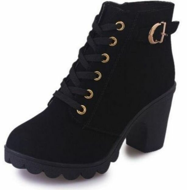 Bottines à talons noires