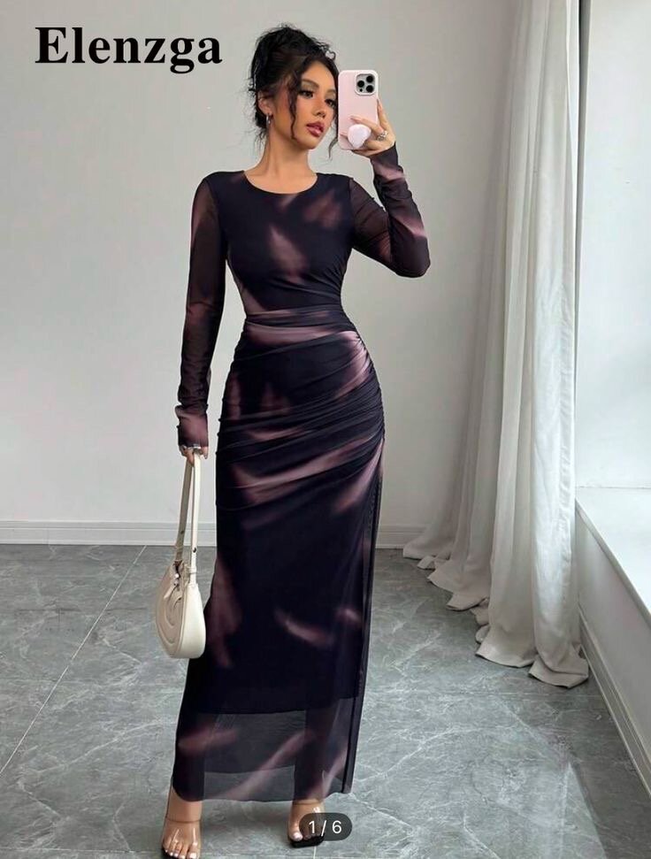 Robe élégante longue soirée