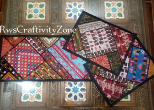 Table Runners Sindhi Art ....Set of 3.